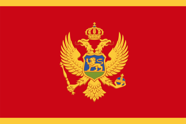 Flagge Montenegros